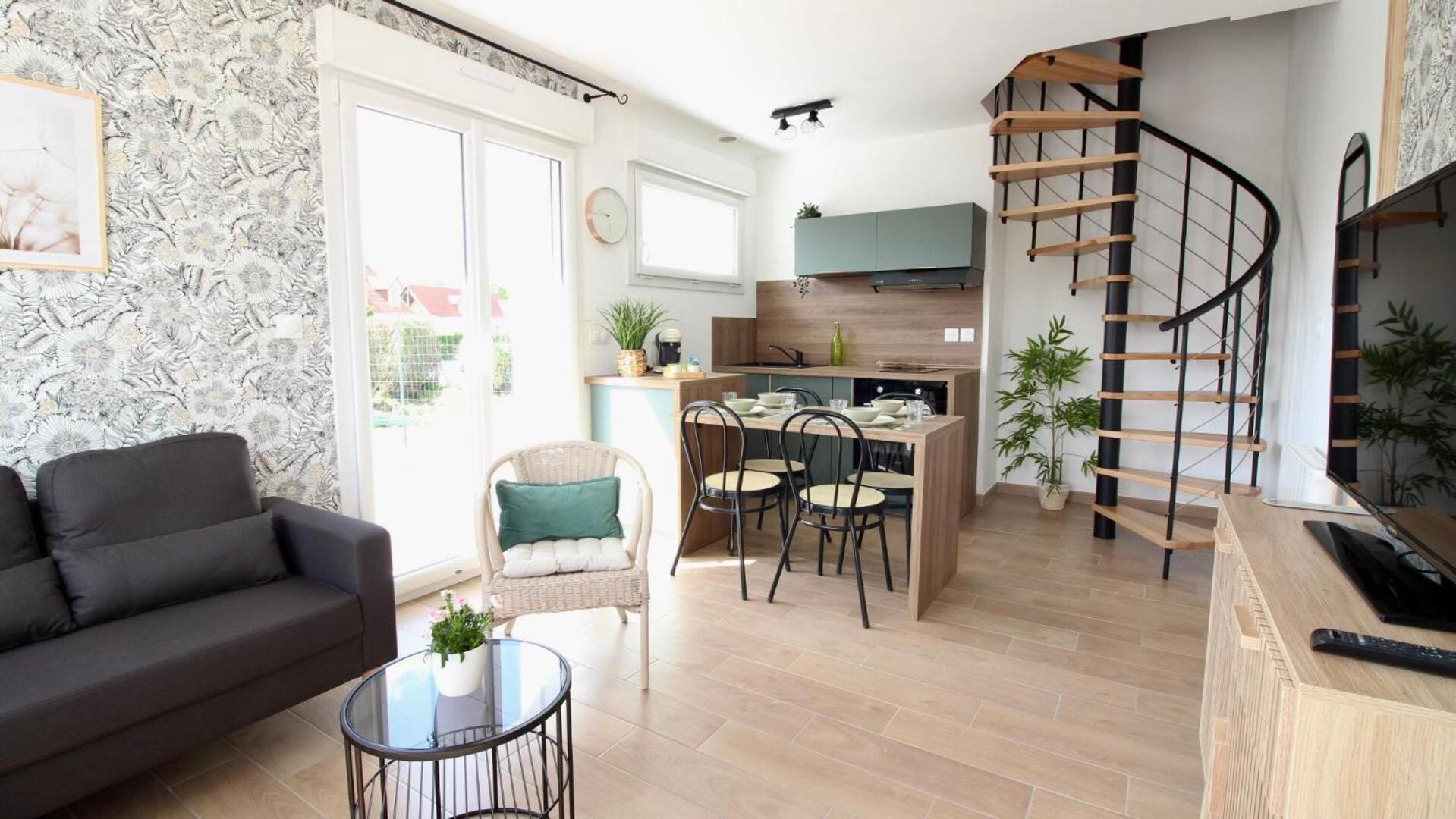 Joli Appartement En Duplex Neuf A Saint-Josse エクステリア 写真